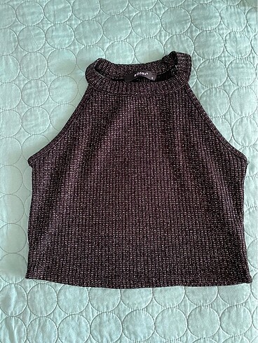 Zara halter yaka crop