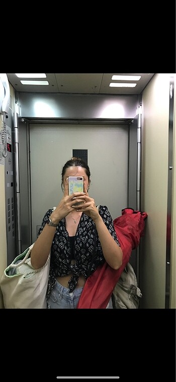 siyah etnik desenli pareo kimono
