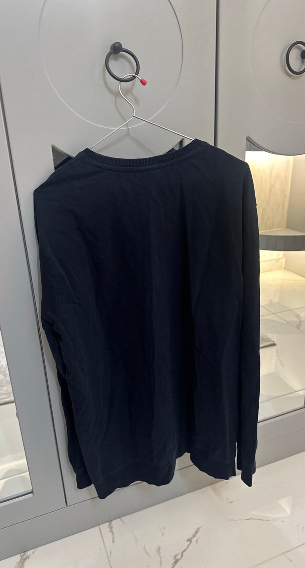 USPA Erkek Lacivert Baskılı Sweatshirt - Görsel 4