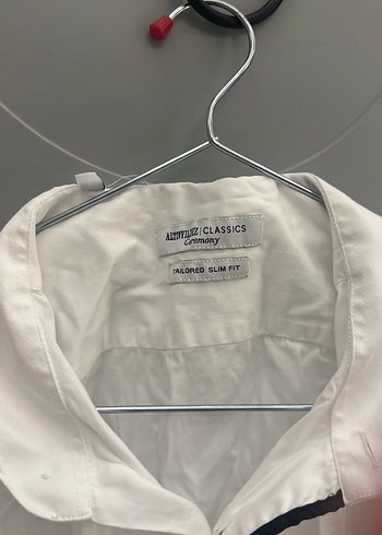 ALTINYILDIZ Damat Düğmeli Beyaz Erkek Gömlek şu - Görsel 4