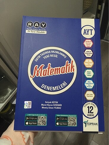 YKS AYT MATEMATİK DENEME TOPRAK YAYINCILIK