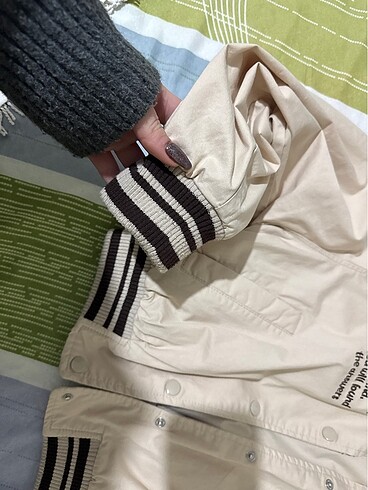 s Beden camel Renk Bershka crop bomber ceket