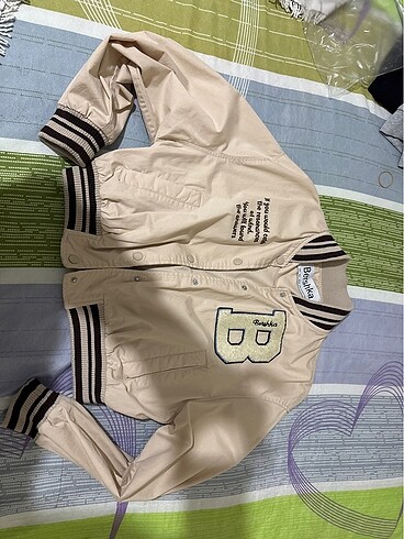 Bershka crop bomber ceket