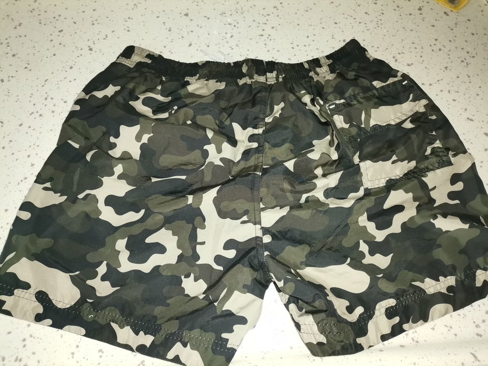 Erkek Kamuflaj Desenli deniz Şortu - Görsel 2