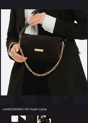Siyah Zincir Askılı Kadın Çanta - Görsel 2