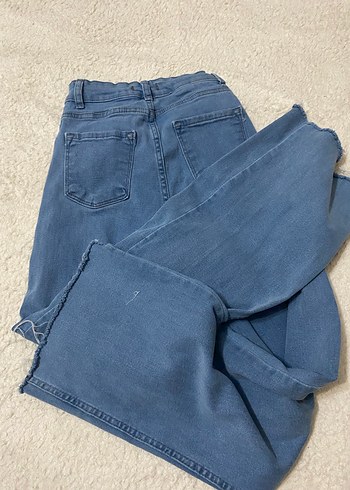 Mavi Rahat Kesim Kadın Denim Pantolon - Görsel 3