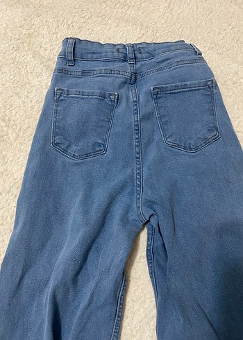 Mavi Rahat Kesim Kadın Denim Pantolon - Görsel 2