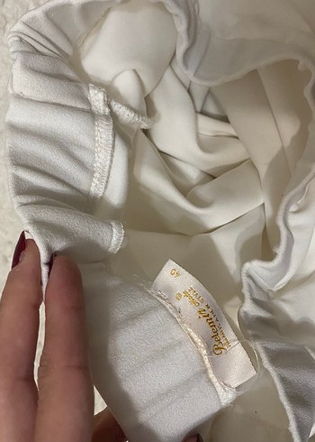 Beyaz Midi Etek - Görsel 2