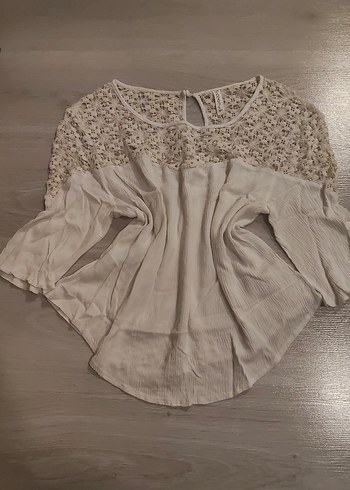 Dantel Detaylı Bohem Kadın Bluz - Görsel 2