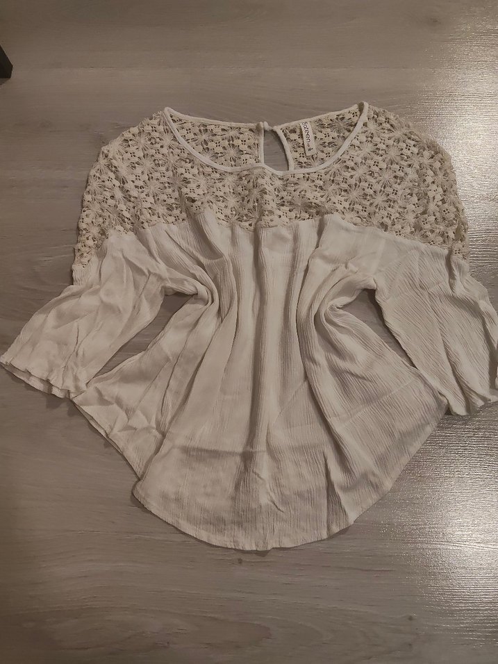 Dantel Detaylı Bohem Kadın Bluz - Görsel 2