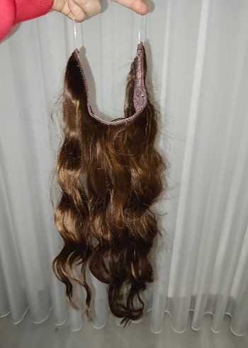 Yarım Ay Sentetik Saç - Görsel 2