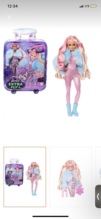 BARBİE EXTRA SEYAHAT BEBEK KAR TEMALI
