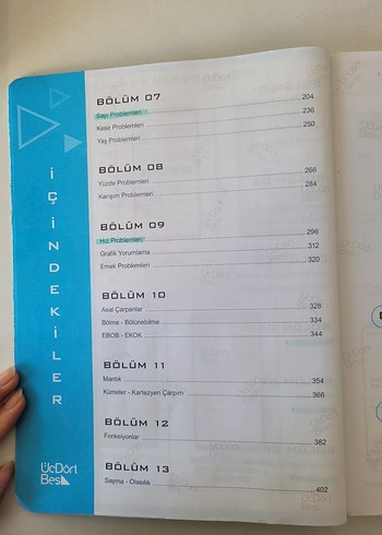  Beden Renk 345 TYT Matematik Soru Bankası - ÜçDörtBeş