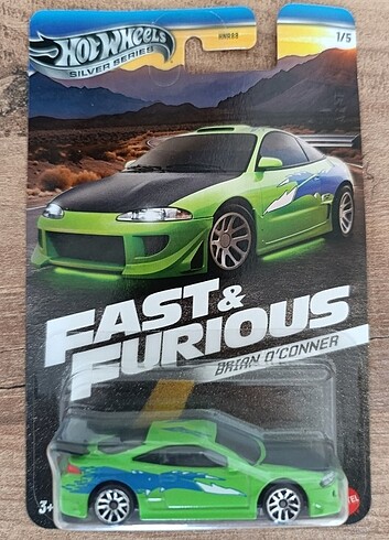 Hot Wheels Fast Furious Brian O'Conner Eclipse Yeşil