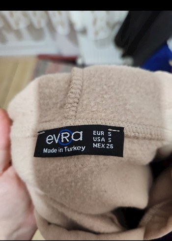 Kapüşonlu Kadın Sweatshirt Camel Renk - Görsel 8