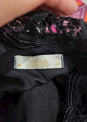 Dantelli Siyah Elbise - Görsel 6