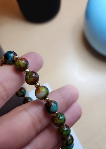 Zümrüt Boncuklu Bileklik - Görsel 2