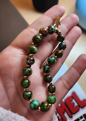 Zümrüt Boncuklu Bileklik - Görsel 3