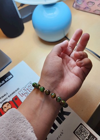 Zümrüt Boncuklu Bileklik - Görsel 5