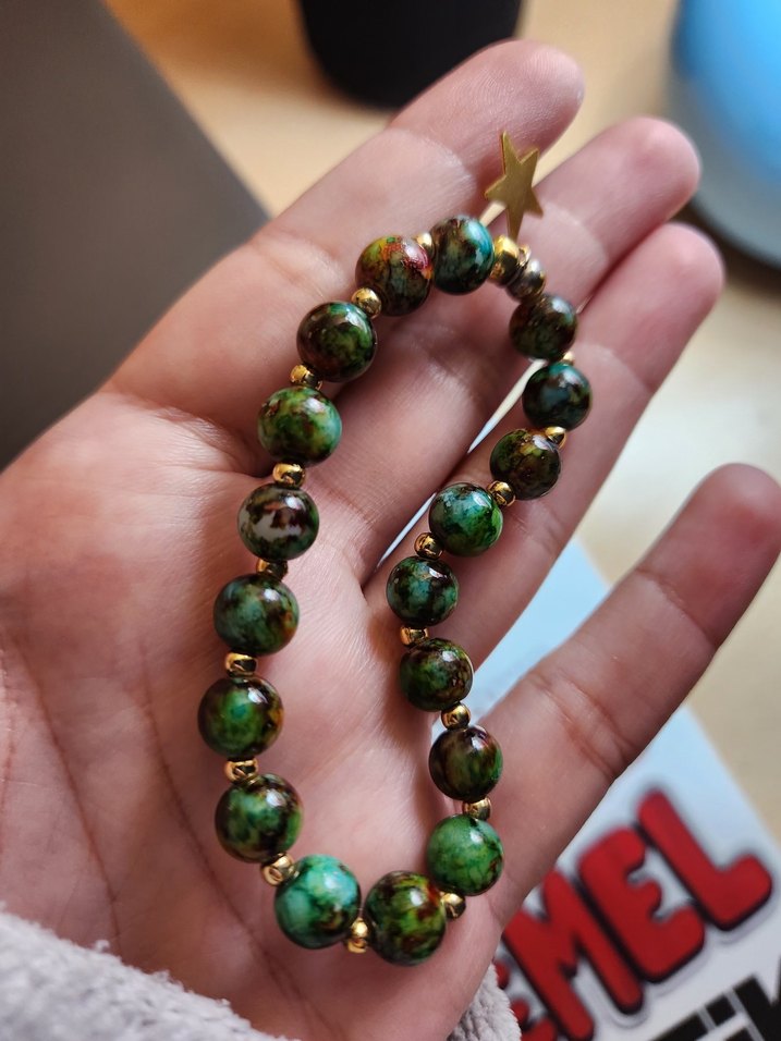 Zümrüt Boncuklu Bileklik - Görsel 3