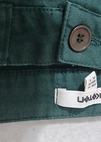 30 Beden Kadın Yeşil Midi Kumaş Pantolon