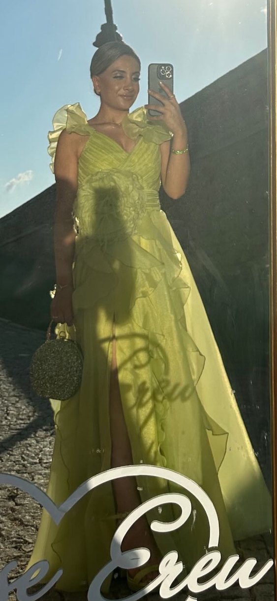 Uzun Kadın AbiyeElbise 36-34 4 saat giyildi özel tasarım - Görsel 3