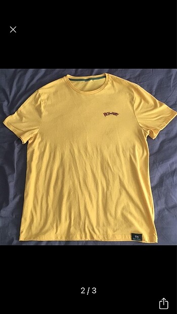 Koton Koton Rick and Mort baskılı tshirt