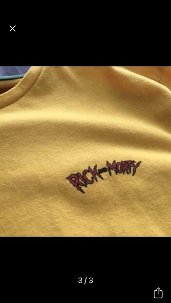 l Beden Koton Rick and Mort baskılı tshirt