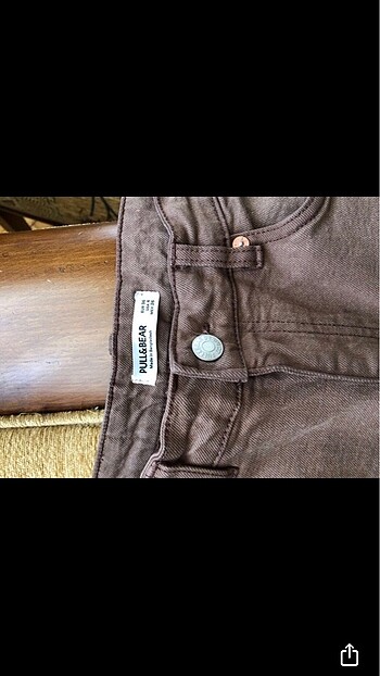 36 Beden kahverengi Renk Pull&Bear Jean