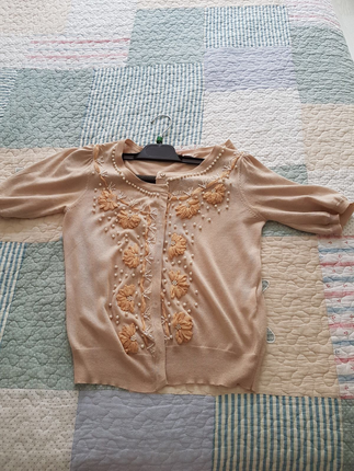 Machka Boncuk işlemeli bolero