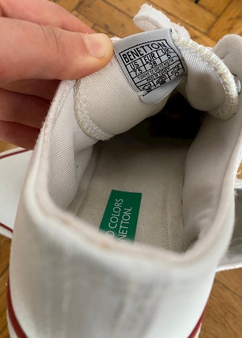 Beyaz Convers Platform Topuklu Bağcıklı Kadın Spor Ayakkabı - Görsel 5