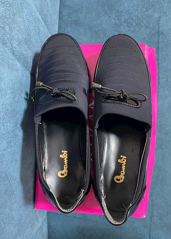 Kadın Siyah Lastik Platform Topuklu Klasik Ayakkabı - Görsel 2