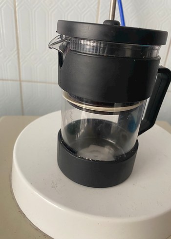 Siyah Cam French Press Kahve Makinesi - Görsel 2