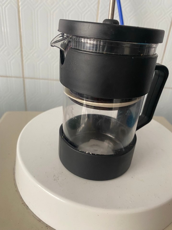 Siyah Cam French Press Kahve Makinesi - Görsel 2