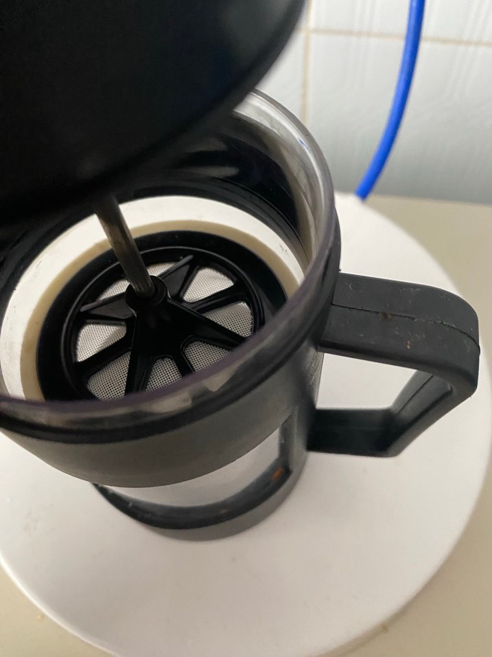 Siyah Cam French Press Kahve Makinesi - Görsel 3