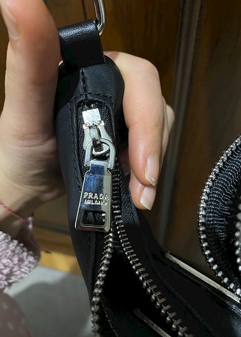 Prada Siyah Deri Kadın Günlük Çanta - Görsel 8