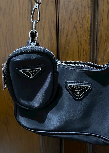 Prada Siyah Deri Kadın Günlük Çanta - Görsel 2