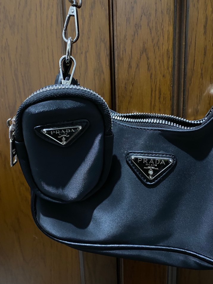 Prada Siyah Deri Kadın Günlük Çanta - Görsel 2