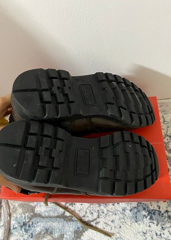 Kahverengi Deri Erkek Biker Bot - Görsel 6