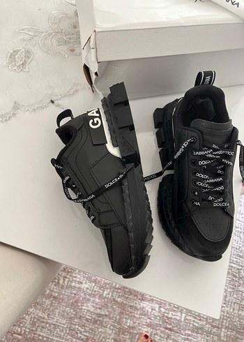 38 Beden Dolce & Gabbana Siyah Kadın Spor Ayakkabı