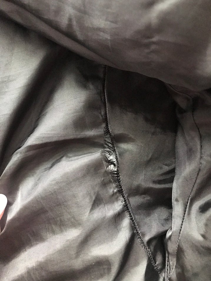 Siyah Kadın Midi Kış Montu, Fermuarlı - Görsel 4