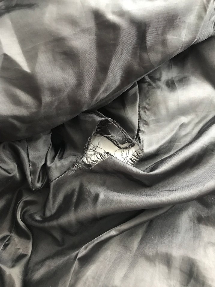 Siyah Kadın Midi Kış Montu, Fermuarlı - Görsel 5