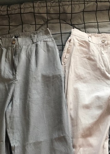 Gri Rahat Kesim Kadın Midi Kot Pantolon - Görsel 12