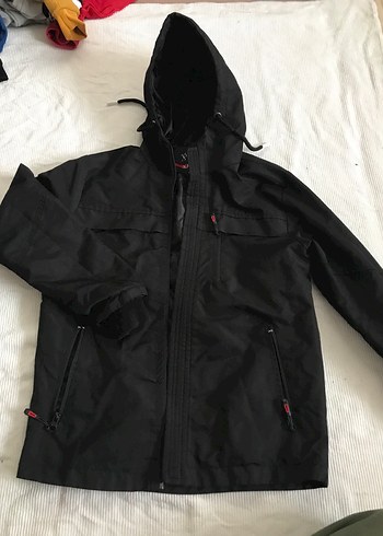 Fermuarlı Siyah Street Style Erkek Çocuk  8-9 yaş - Görsel 2