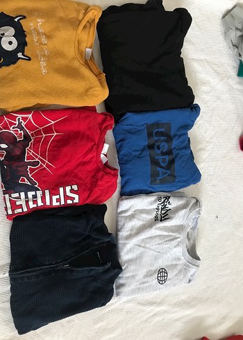 Kırmızı Erkek Çocuk Kazak 8-9 yaş - Görsel 8