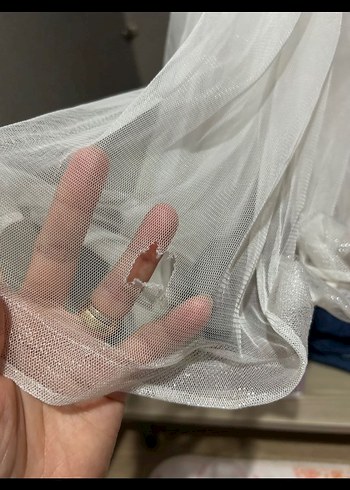 Beyaz Pilili Uzun Bohem Gelinlik - Görsel 6