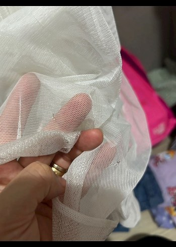 Beyaz Pilili Uzun Bohem Gelinlik - Görsel 5