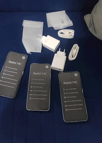 Koyu Gri Redmi 14C Android Telefon