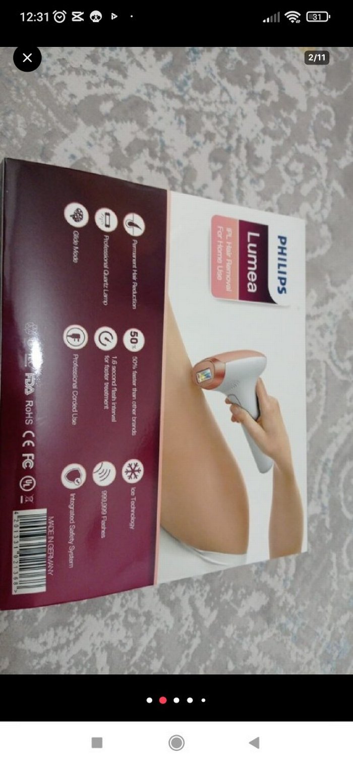 Philips Lumea IPL Lazer Epilasyon Cihazı Bej - Görsel 3