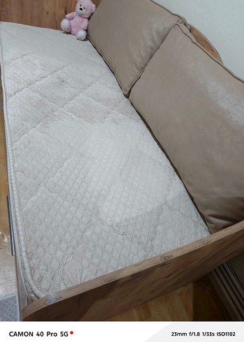 Bej ve Gri Çocuk Yatağı - Görsel 7